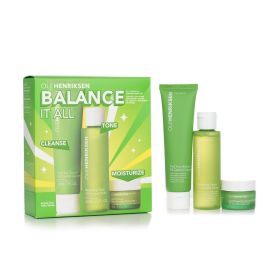 OLE HENRIKSEN - Balance It All Oil Control & Pore-Refining Set: Cleanser 60ml + Toner 65ml + Moisturizer 15ml 646260 3pcs