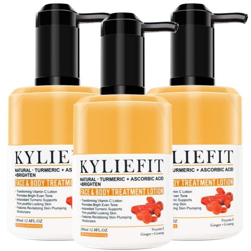 AILKE Turmeric Set, Whiten, Even Skin Tone, Hydrate, Removes Dark Spots, Lifts Dull Skin, Oil Control, Moisturize, Youthful Skin